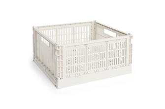 HAY Colour Crate folde opbevaringskasse large square offwhite